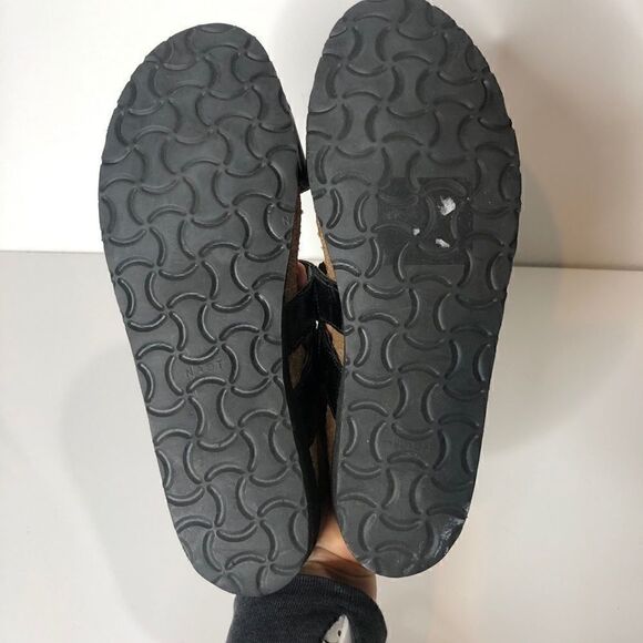 NAOT Black Leather Jewel Sandals - Picture 8 of 8